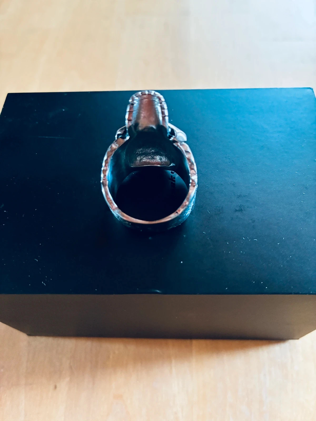 Anillo de calavera de muerte en acero quirúrgico – photo 5